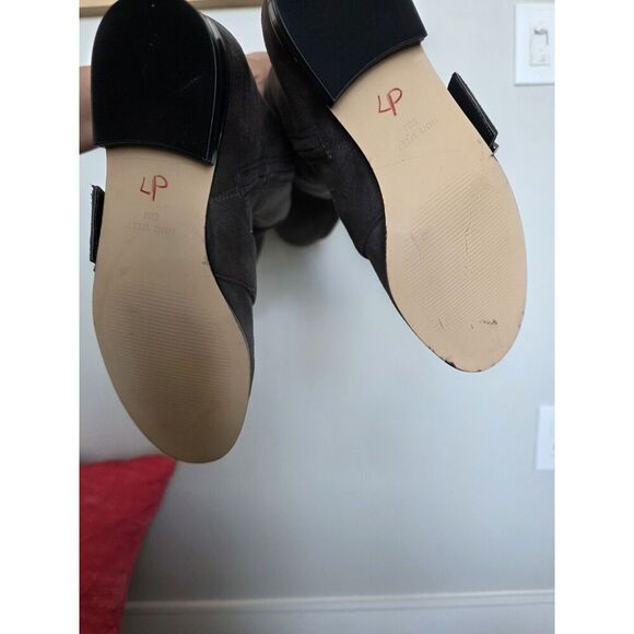 NINE WEST Brown Allair Over The Knee Round-Toe Pull-On Block Heel Boots Size 5.5 - Picture 6 of 7